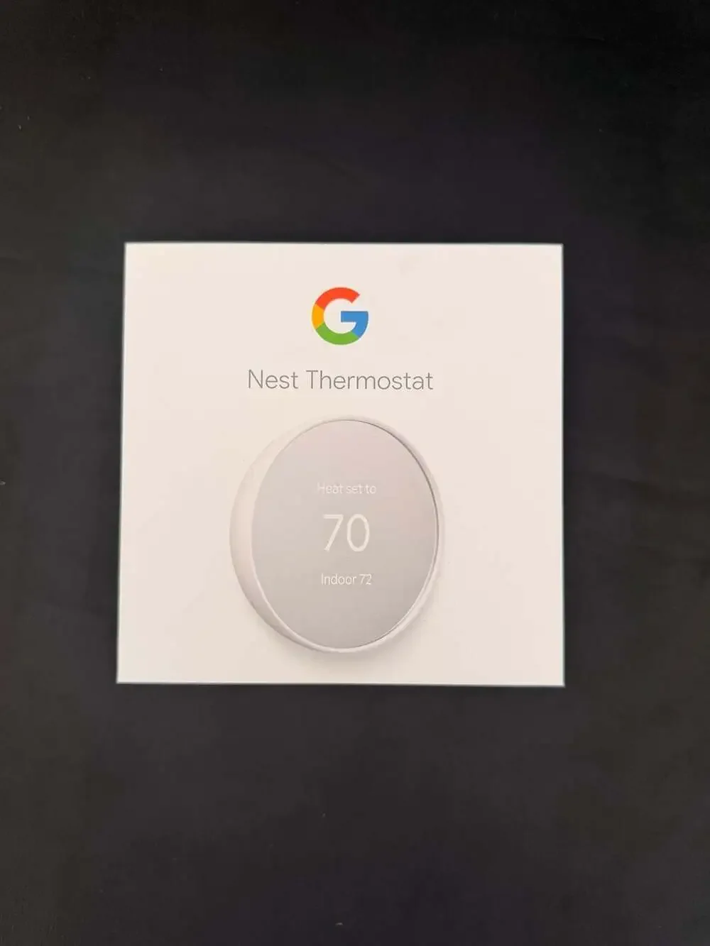 Brand New Google Nest Smart Wi-Fi Thermostat, Snow, Model GA01334